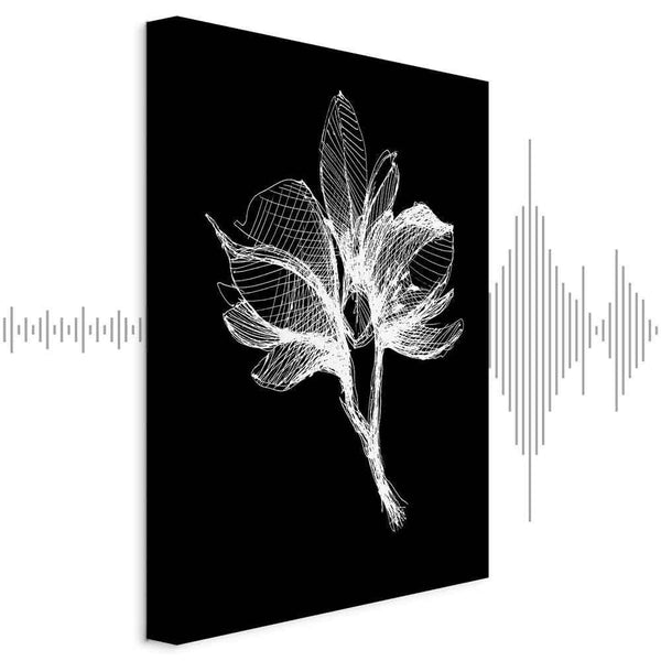 Quadro - Night Flower (1 Part) Vertical