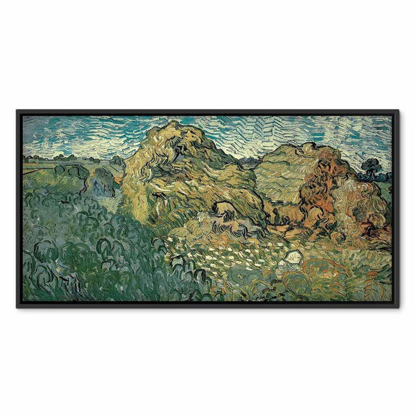 Quadro - Vincent Van Gogh – Field with Wheat Stacks