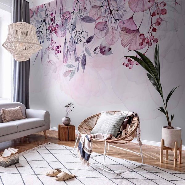 Carta da parati - Foggy Nature - Pink