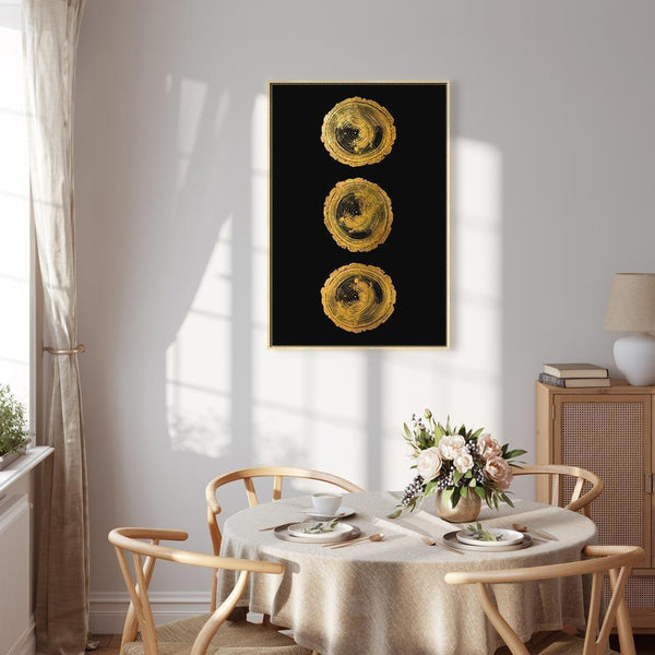 Quadro - Golden Knots (1 Part) Vertical