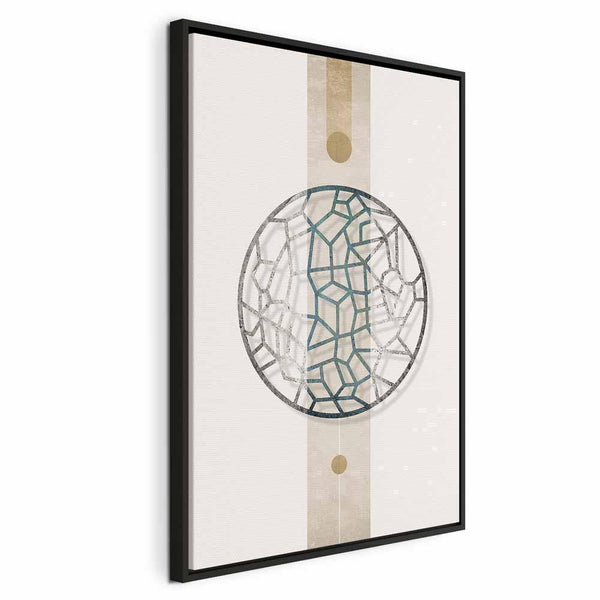 Quadro - Circle with Artistic Details (1-part) - Abstract Shape