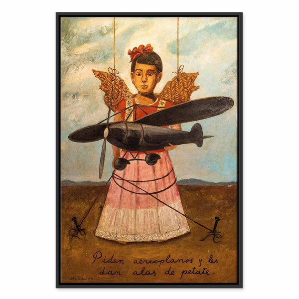 Quadro - Frida Kahlo – They Asked for Planes and Got Straw Wings
