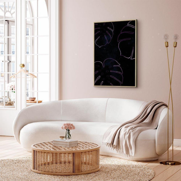 Quadro - Galactic Monstera (1 Part) Vertical
