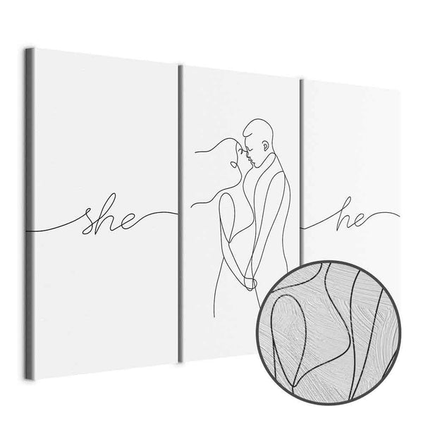 Quadro - Love Triptych (3 Parts)