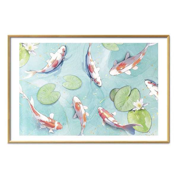 Poster - Pond in Japan