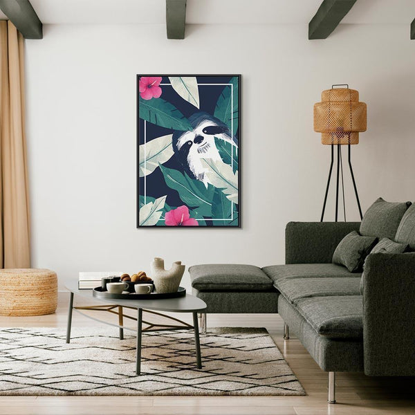 Quadro - Sloth in the Tropics (1 Part) Vertical