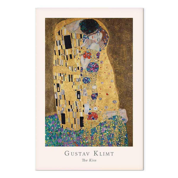 Quadro - Gustav Klimt - The Kiss (1 Part) Vertical
