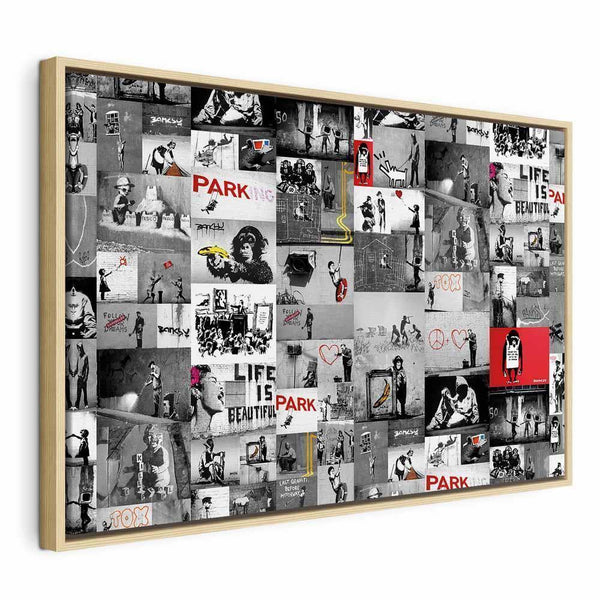 Quadro - Street Art: Banksy