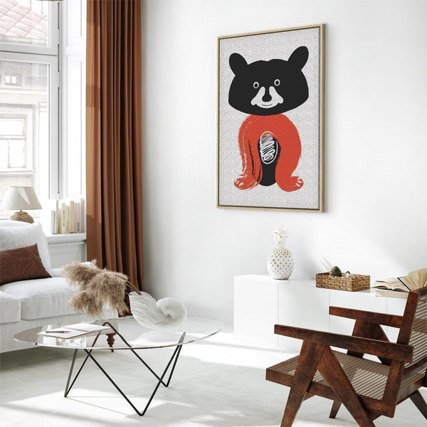 Quadro - Nice Mr Raccoon (1 Part) Vertical