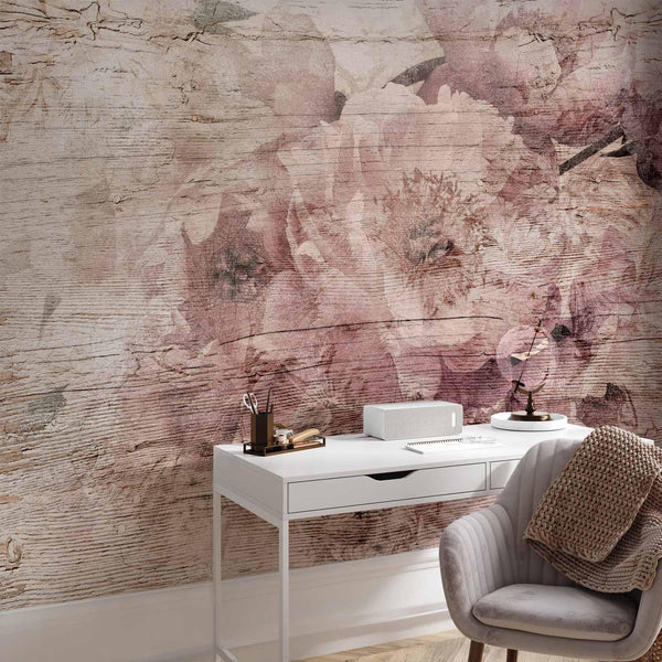 Carta da parati - Flowers on Boards