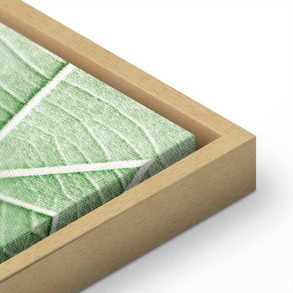 Quadro - Malachite Leaf (1 Part) Vertical