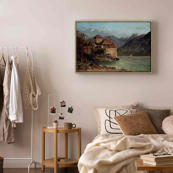 Quadro - Gustave Courbet -Chillon Castle