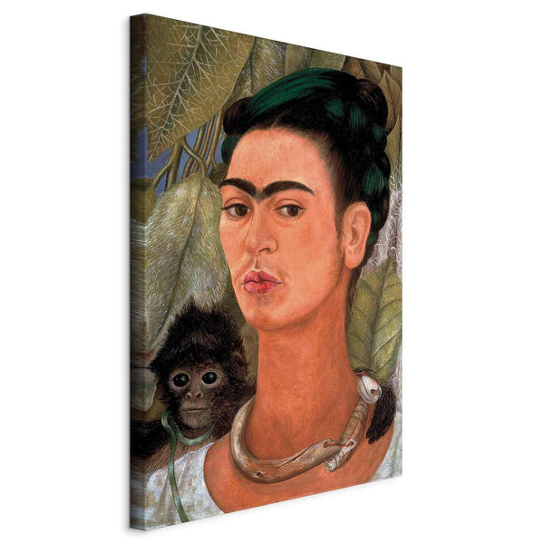Quadro - Frida Kahlo – Self-Portrait with Monkey