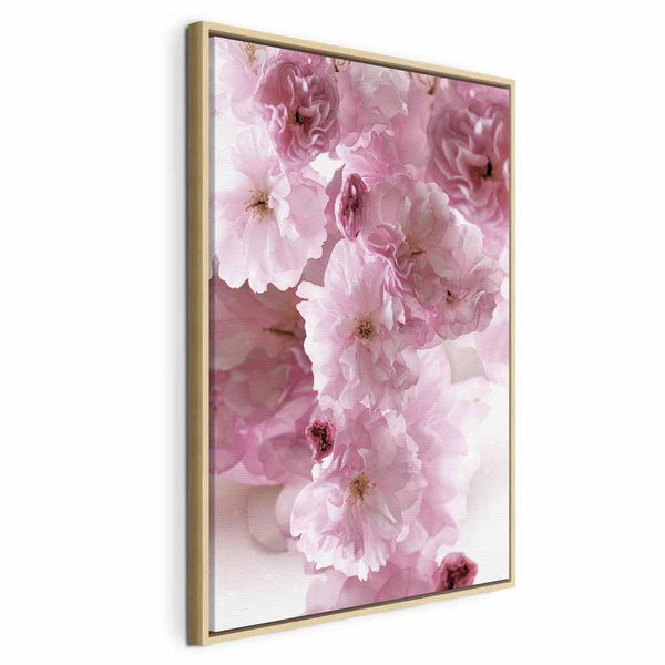 Quadro - Flowery Glamour (1-part) - Flower Petals in Shades of Pink