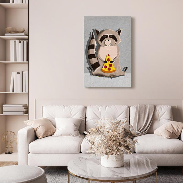 Quadro - Gourmand Raccoon (1 Part) Vertical