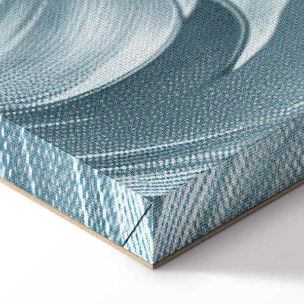 Quadro - Stone Baroque Ornaments in Light Shades of Gray-Blue