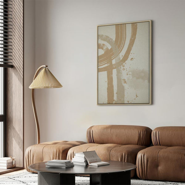 Quadro - Beige Minimalism (1 Part) Vertical