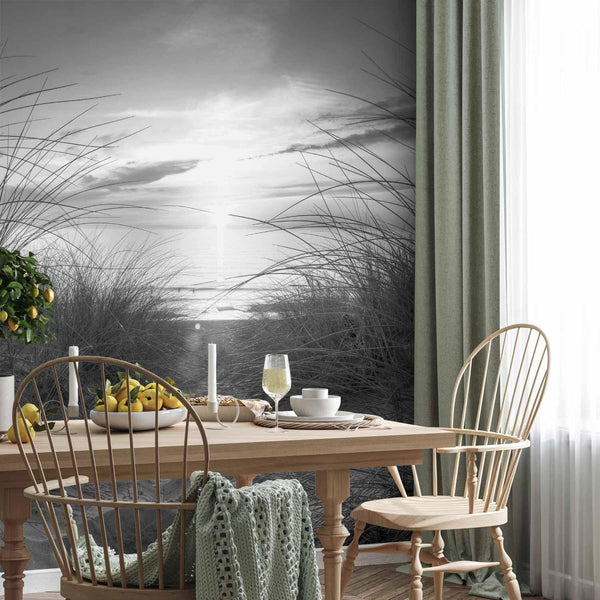 Carta da parati - beach (black and white)