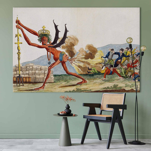 Quadro XXL - Jacques-Louis David – Caricature of the English Government