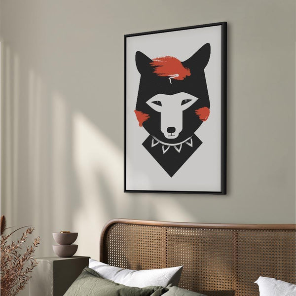 Quadro - Polite Fox (1 Part) Vertical