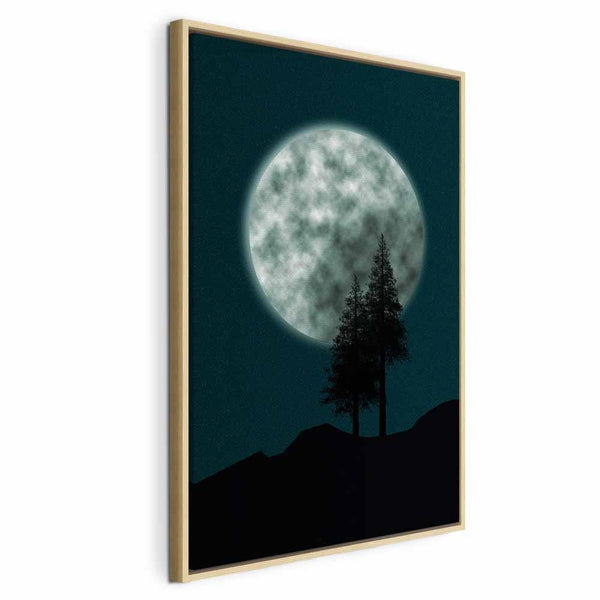 Quadro - Beautiful Full Moon (1 Part) Vertical
