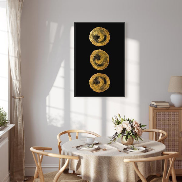 Quadro - Golden Knots (1 Part) Vertical