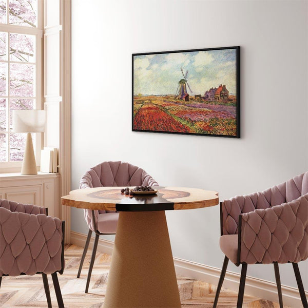 Quadro - Claude Monet – Tulip Fields with Windmill