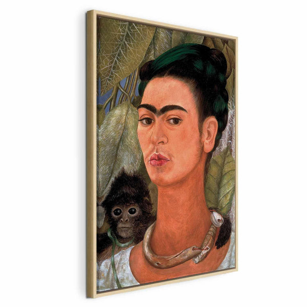 Quadro - Frida Kahlo – Self-Portrait with Monkey