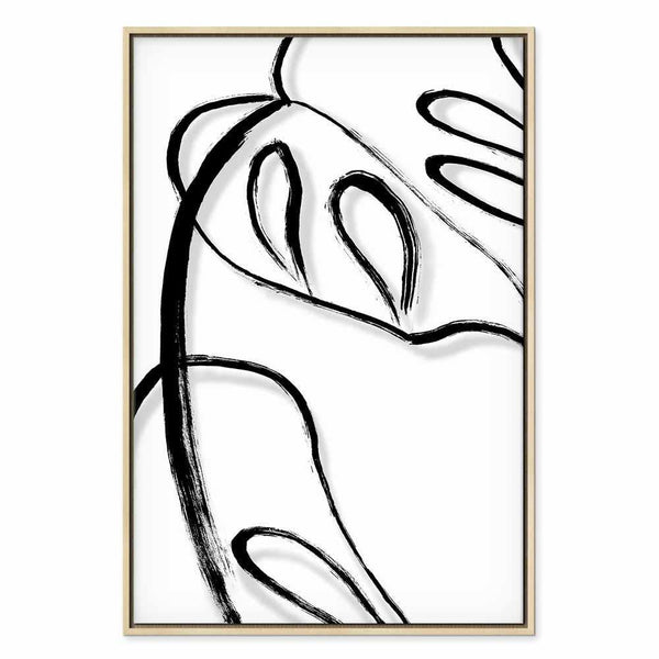 Quadro - White Monstera (1 Part) Vertical