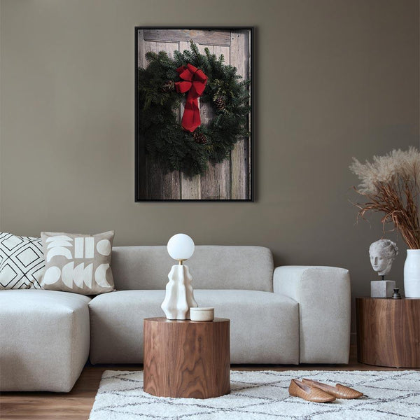 Quadro - Christmas Wreath (1 Part) Vertical