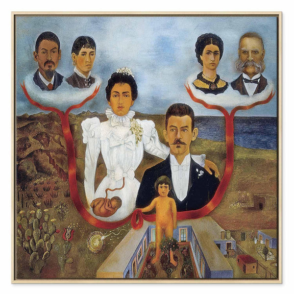 Quadro - Frida Kahlo – My Grandparents, My Parents and I