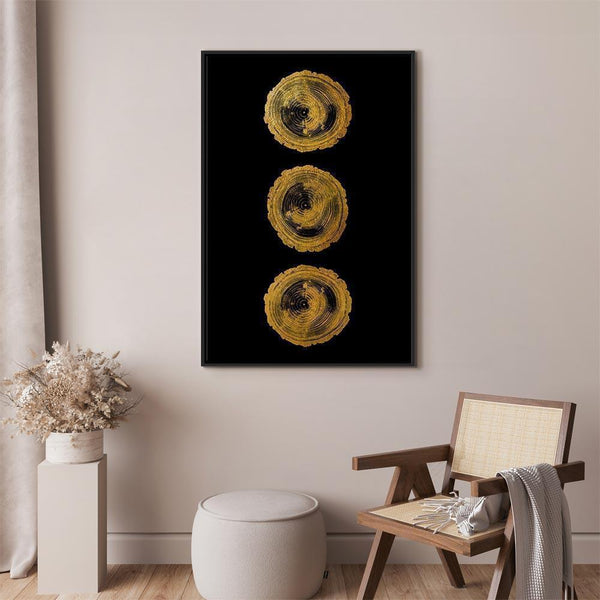 Quadro - Golden Knots (1 Part) Vertical