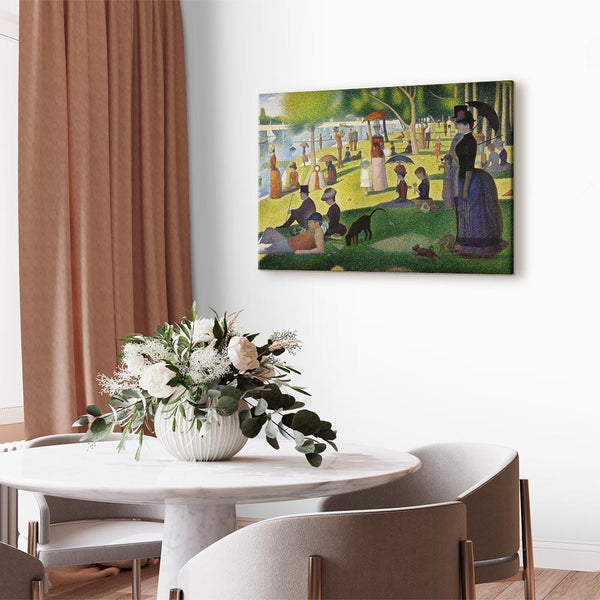 Quadro - Georges Seurat – Sunday Afternoon on the Island of La Grande Jatte