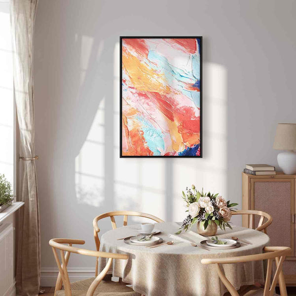 Quadro - Spring Shades - A Colorful Mix of Warm and Cool Tones on Canvas