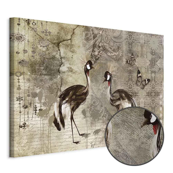 Quadro - Retro Cranes (1 Part) Wide