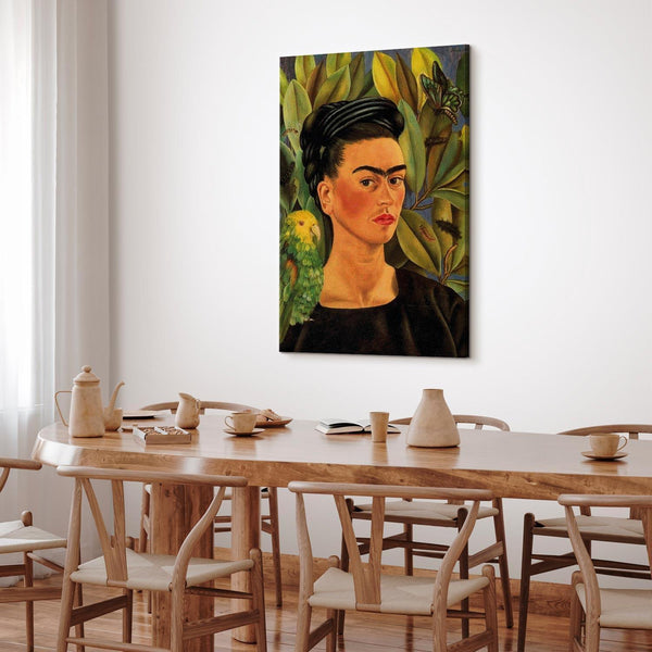 Quadro - Frida Kahlo – Self-Portrait with Bonito