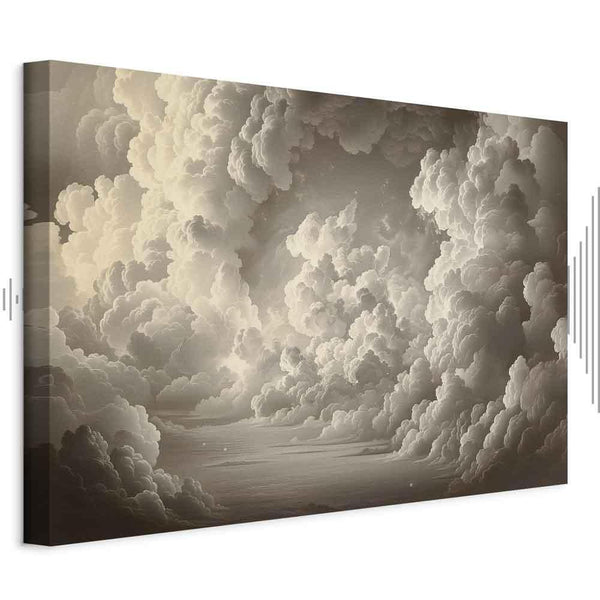 Quadro - Whisper of Illuminated Clouds: Soft Play of Light in the Theater of the Heavens