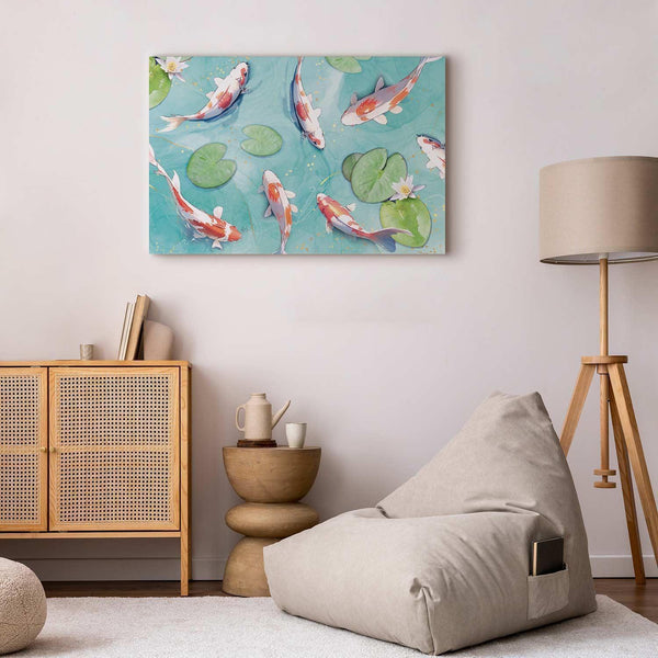 Quadro - Pond in Japan