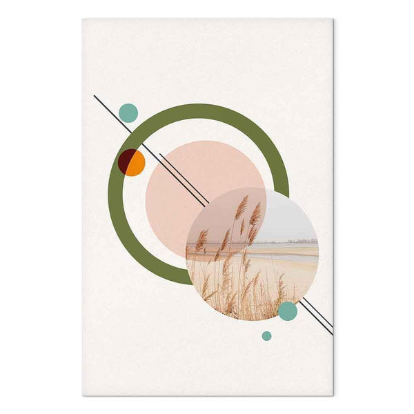 Quadro - Geometric Landscape (1 Part) Vertical