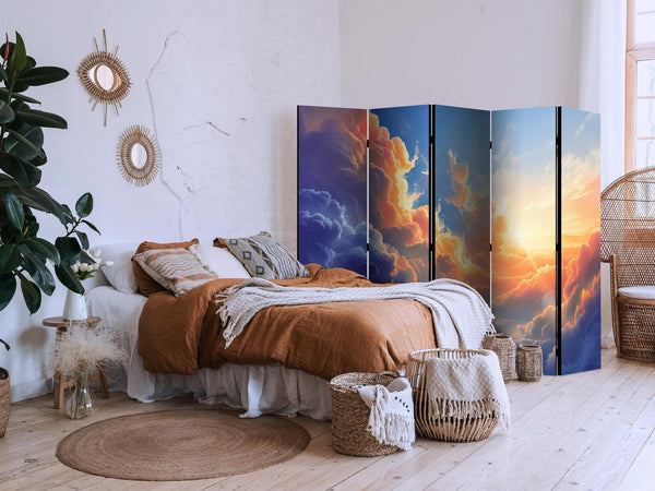 Paravento - Sunset Over a Cloudy Sea: A Marvelous Symphony of Colors