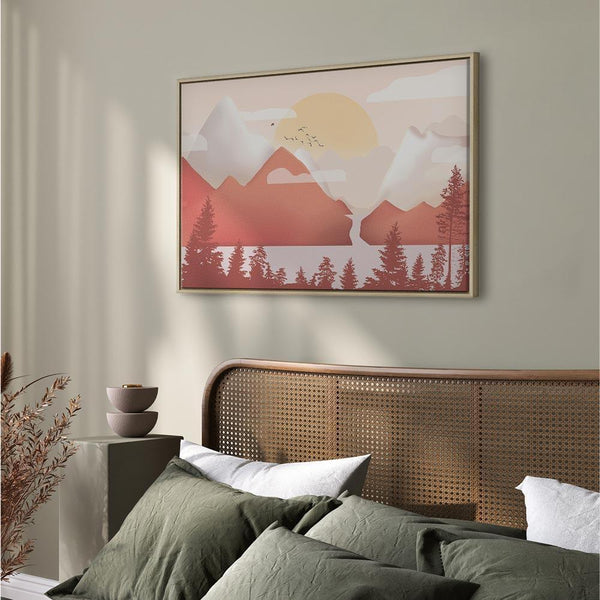 Quadro - Landscape at Sunset (1 Part) Wide