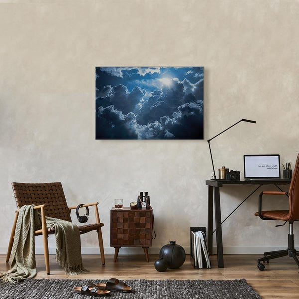 Quadro - Animated Scenery: The Sun Battling with Clouds