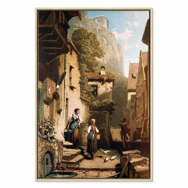 Quadro - Carl Spitzweg – Im Dachstübchen
