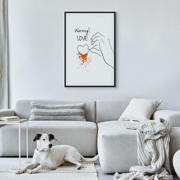 Quadro - Warning! Love (1 Part) Vertical