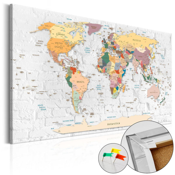 Quadro di sughero - World's Walls