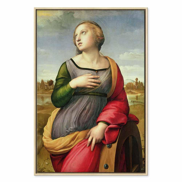 Quadro - Rafael Santi – St Catherine of Alexandria