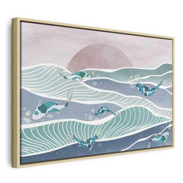 Quadro - Fish on the waves