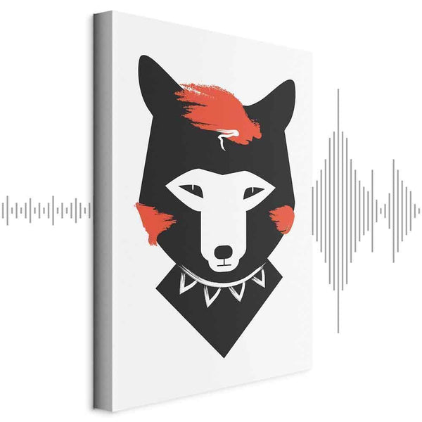 Quadro - Polite Fox (1 Part) Vertical