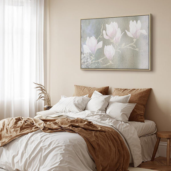 Quadro - White Magnolias (1 Part) Wide