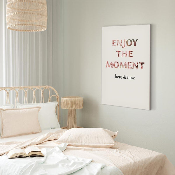 Quadro - Unique Moment (1-part) - English Text on White Background